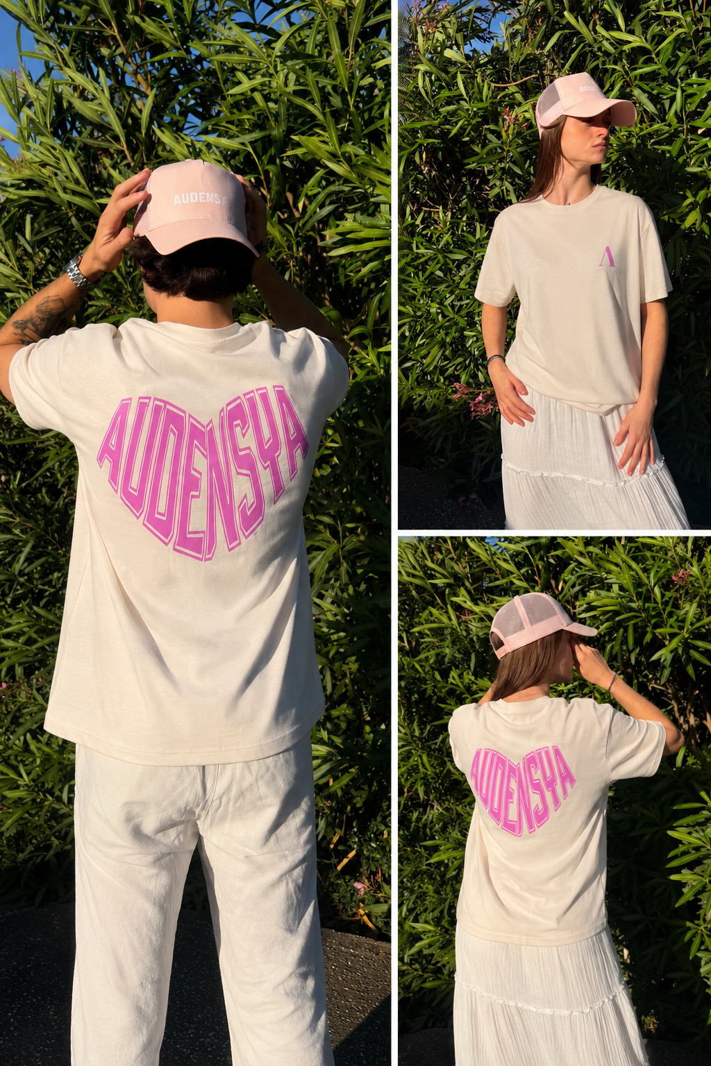 T-SHIRT 345g style oversize Coeur AUDENSYA
