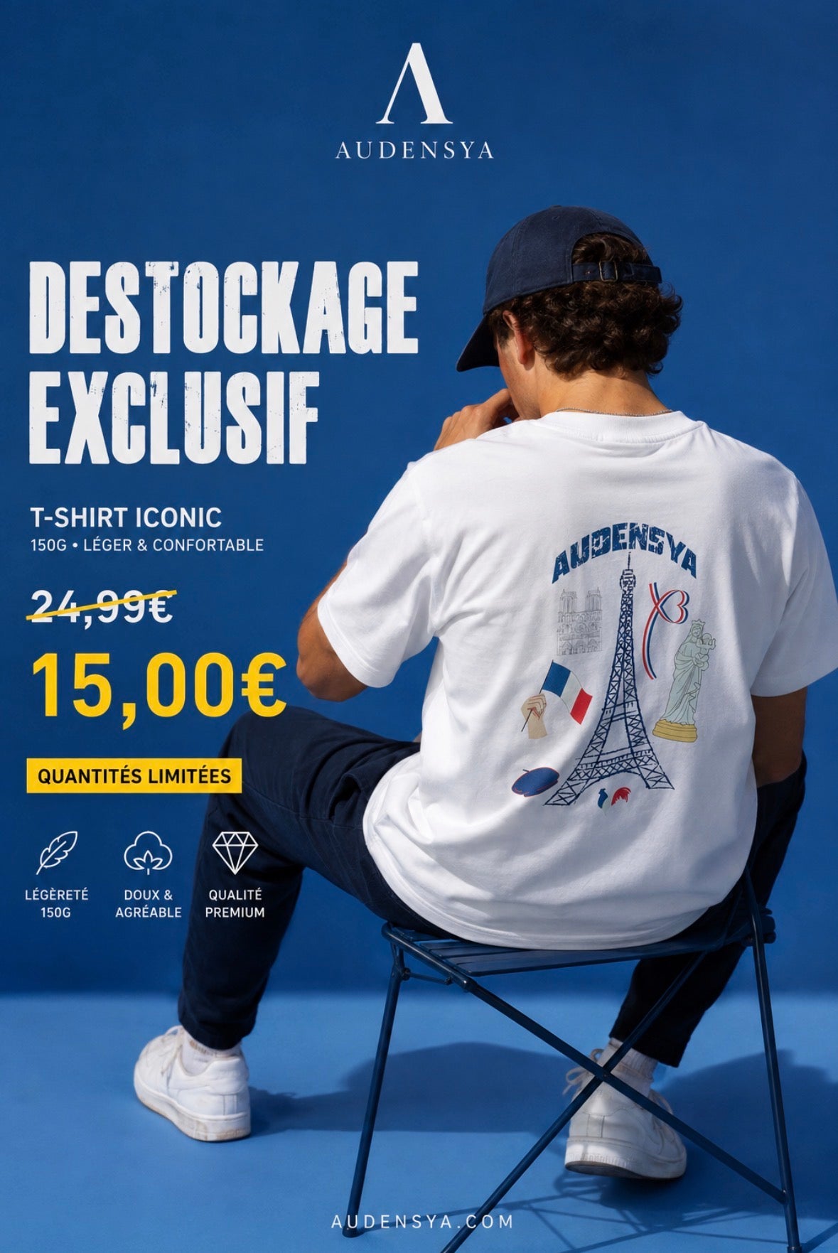 🇫🇷 T-SHIRT AUDENSYA — FRANCE