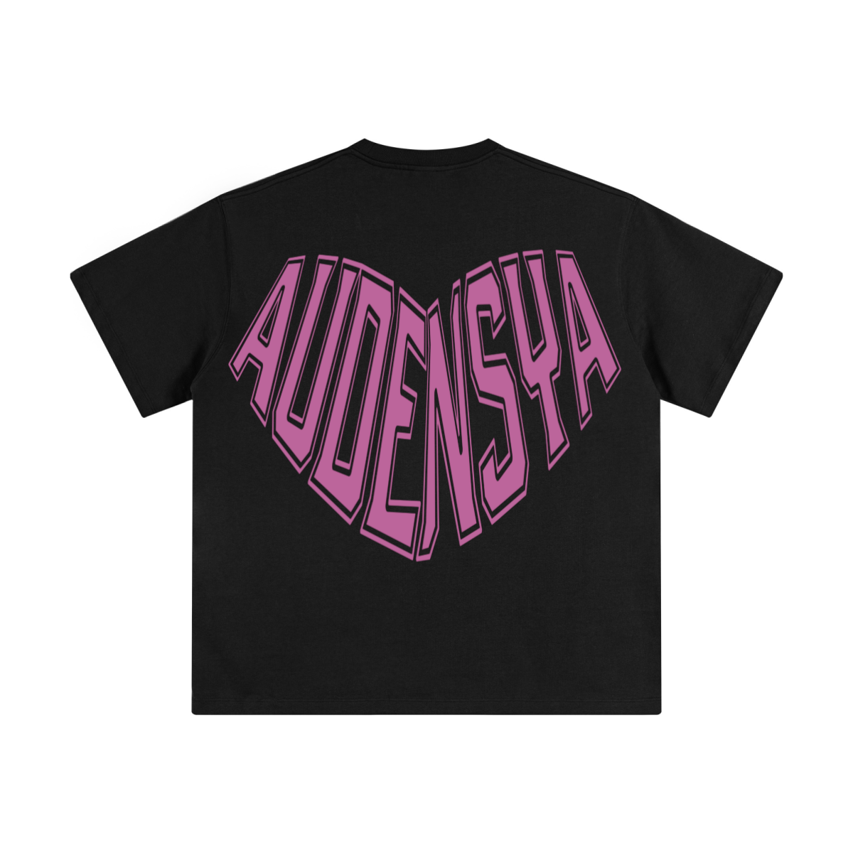 345GSM Women's Heavyweight T-shirt Black