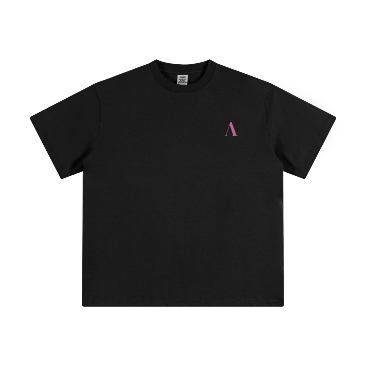 345GSM Women's Heavyweight T-shirt Black