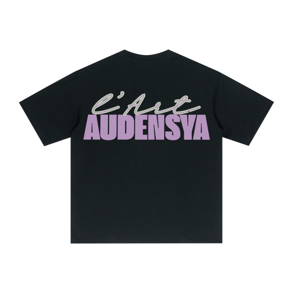 255GSM Unisex Long-Staple Cotton Jersey T-shirt Reactive Black