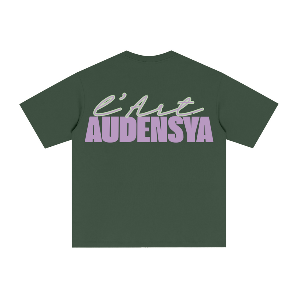 255GSM Unisex Long-Staple Cotton Jersey T-shirt Forest Green