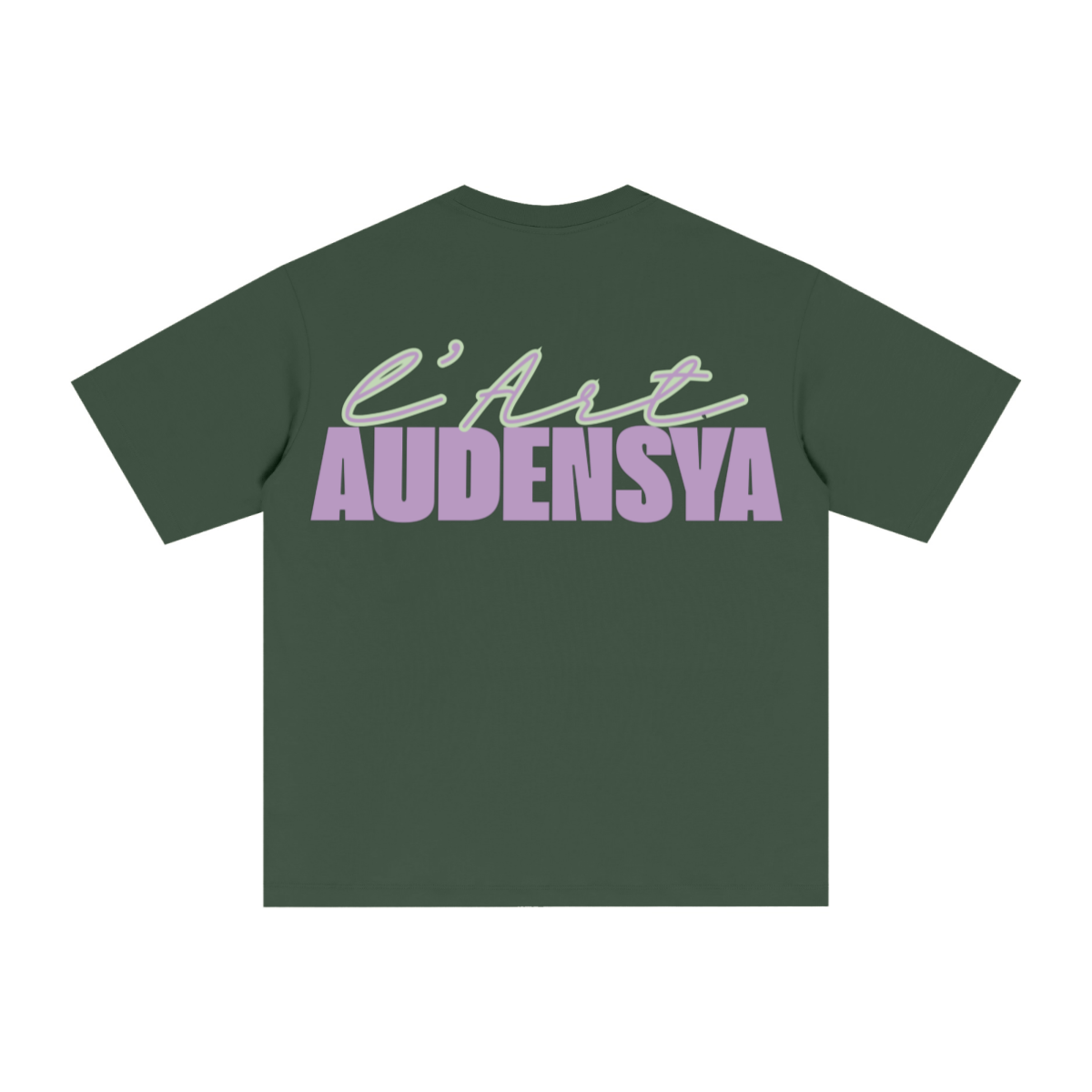 255GSM Unisex Long-Staple Cotton Jersey T-shirt Forest Green