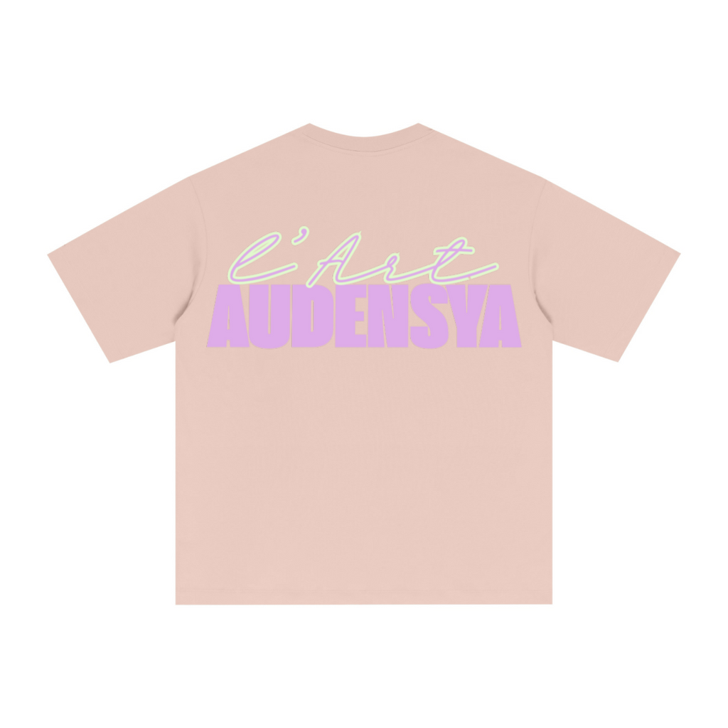 255GSM Unisex Long-Staple Cotton Jersey T-shirt Pink