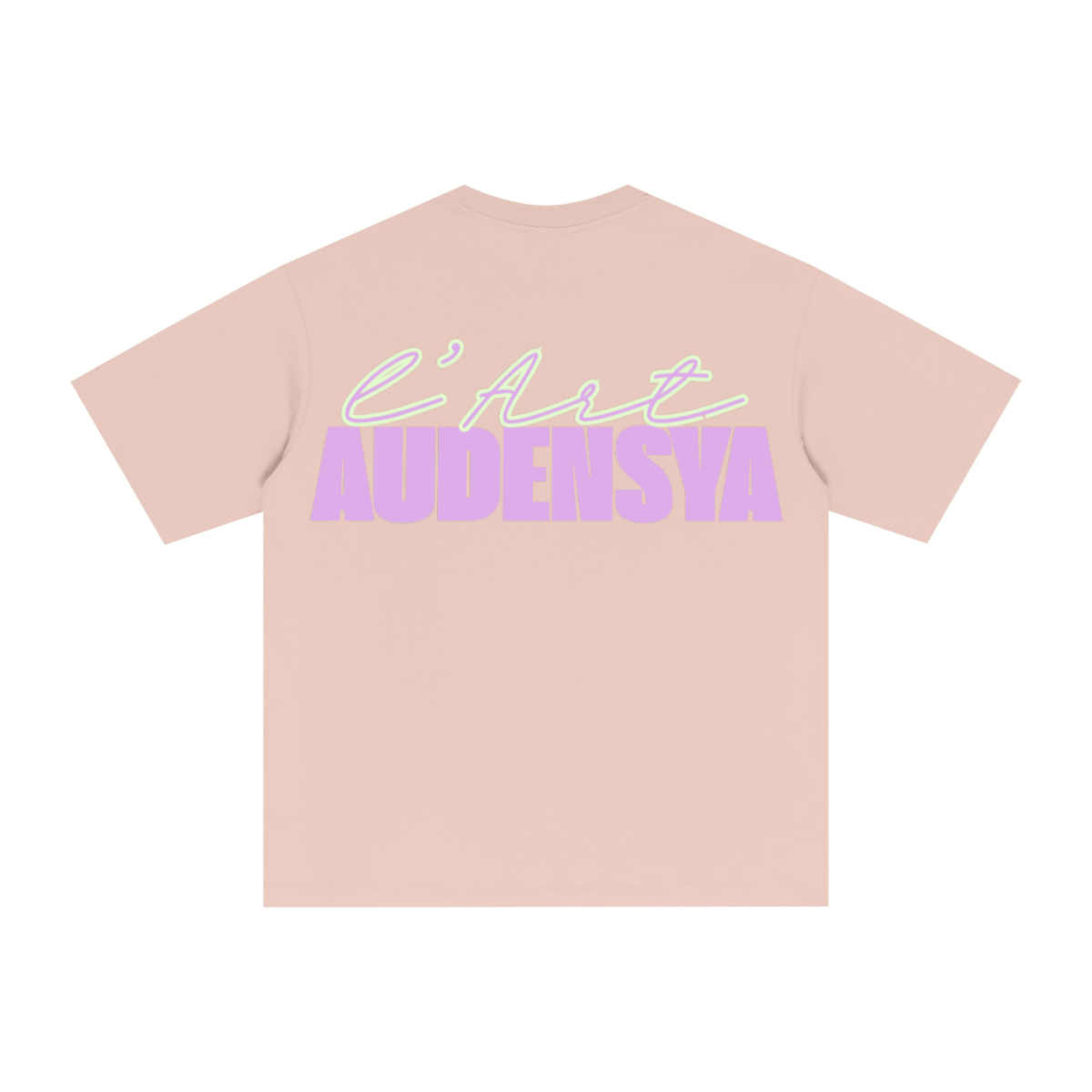 255GSM Unisex Long-Staple Cotton Jersey T-shirt Pink