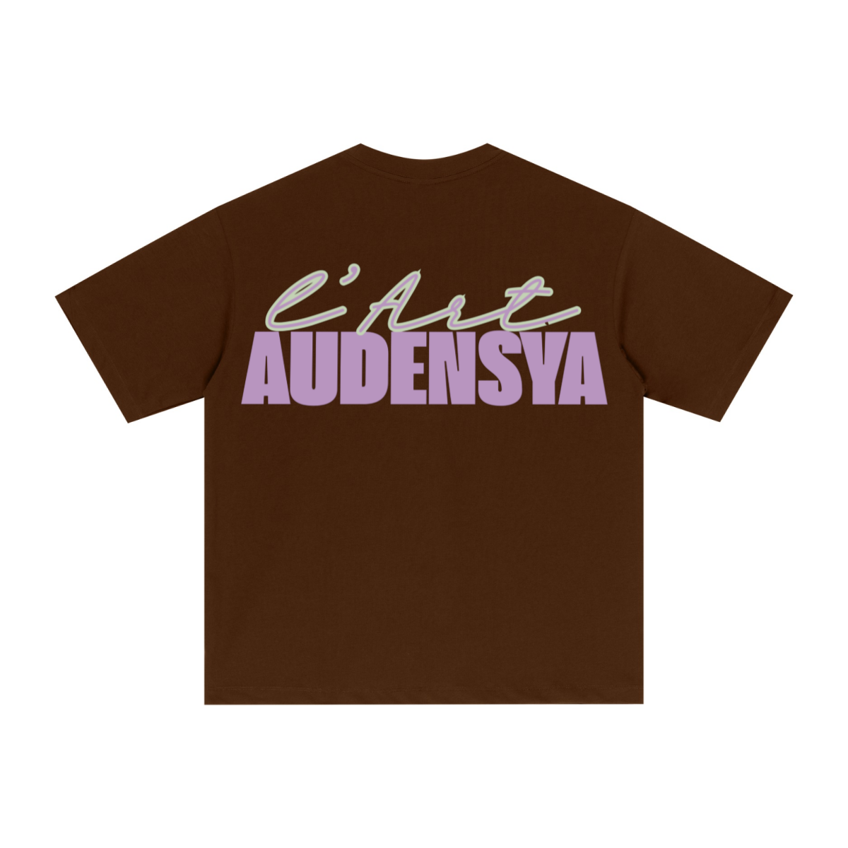 255GSM Unisex Long-Staple Cotton Jersey T-shirt Brown