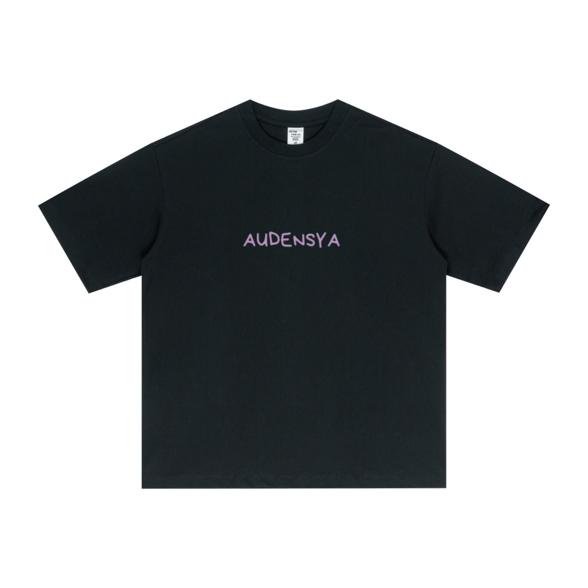 255GSM Unisex Long-Staple Cotton Jersey T-shirt Reactive Black