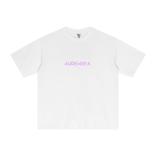 255GSM Unisex Long-Staple Cotton Jersey T-shirt Ivory White