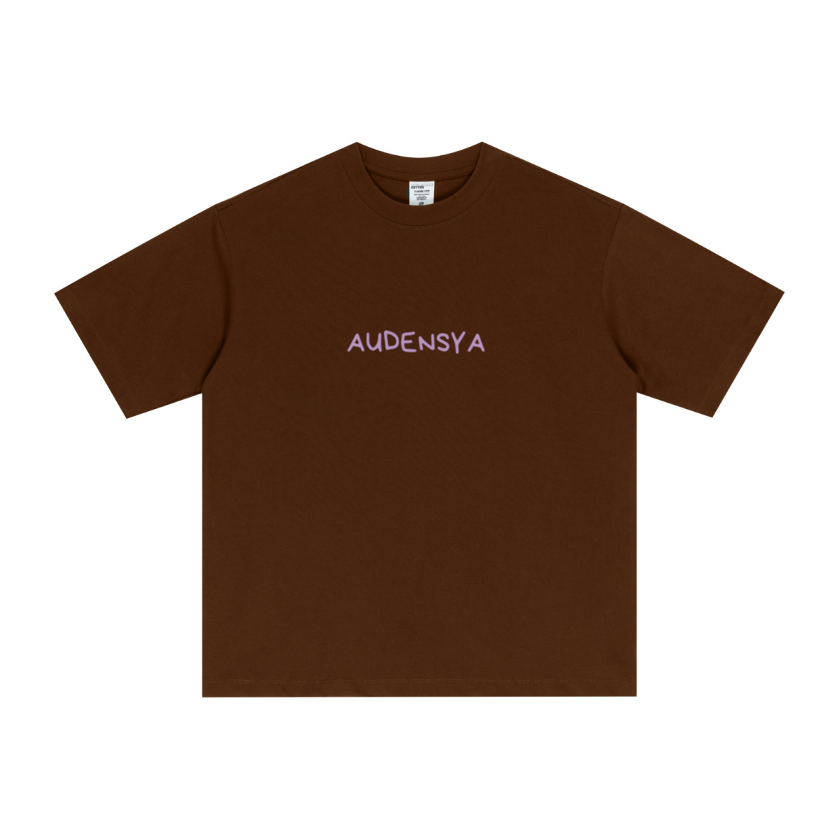 255GSM Unisex Long-Staple Cotton Jersey T-shirt Brown