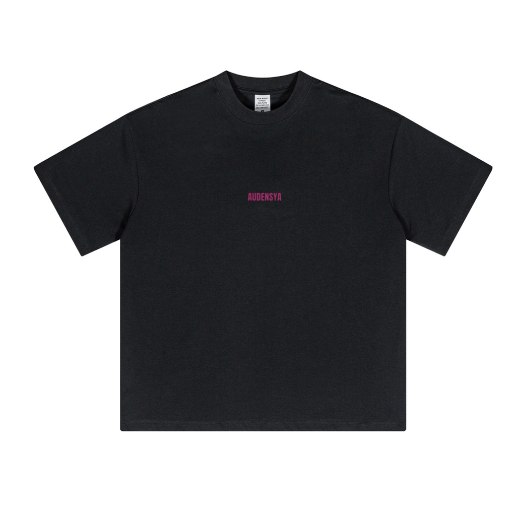 230GSM Unisex Cool-Touch Sorona Fabric Basic Crew Neck T-shirt Black