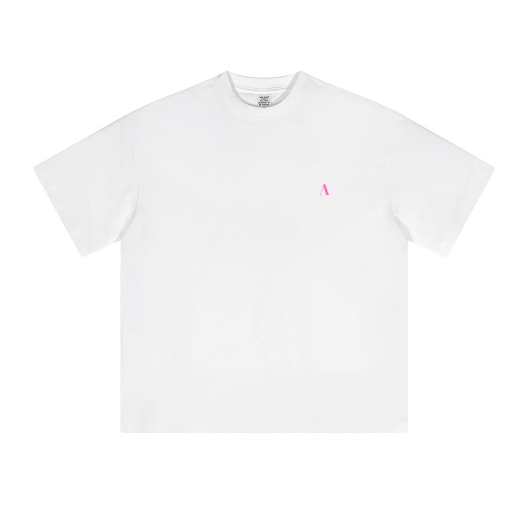 230GSM Unisex Cool-Touch Sorona Fabric Basic Crew Neck T-shirt White