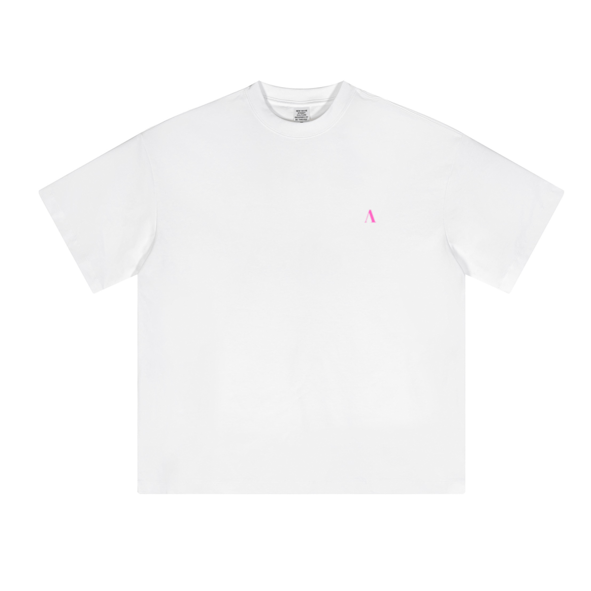 230GSM Unisex Cool-Touch Sorona Fabric Basic Crew Neck T-shirt White