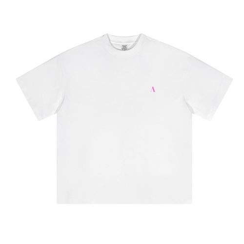 230GSM Unisex Cool-Touch Sorona Fabric Basic Crew Neck T-shirt White