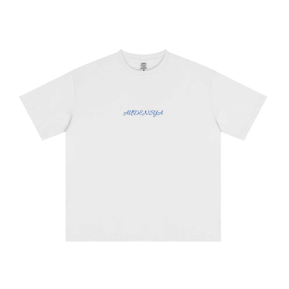 235GSM Men's cool-touch Crew Neck T-shirt  White