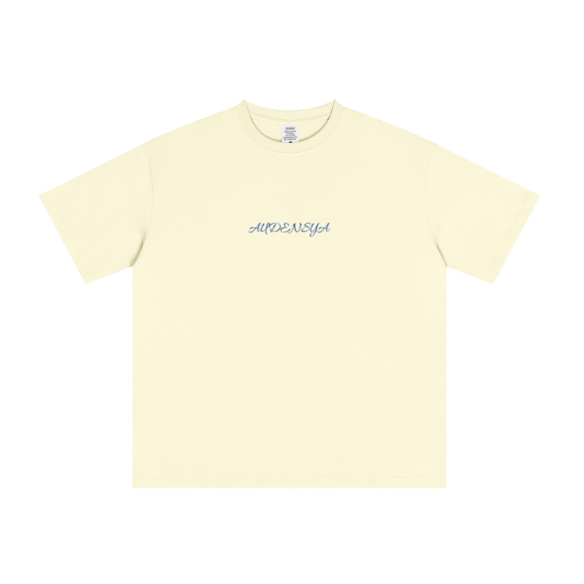 235GSM Men's cool-touch Crew Neck T-shirt Apricot